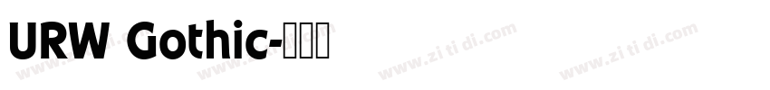 URW Gothic字体转换